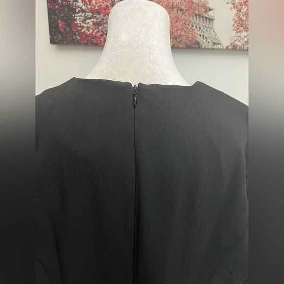 H&M Women’s  Plus Sheath Dress Cap Sleeve Round Neck With Details Size 2XL - Picture 11 of 15